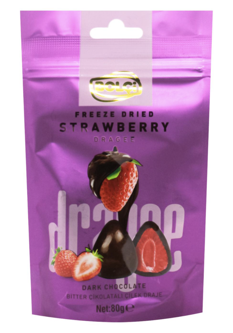 Полуниця BOLCI чор шок 80г